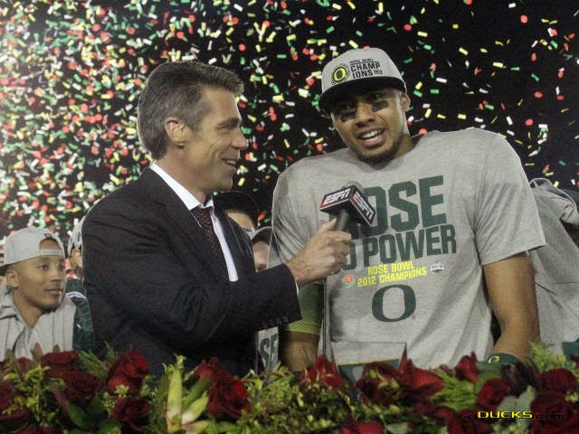 Rose Bowl: Oregon Ducks senior wide receiver Lavasier Tuinei saves best for  last with career day 